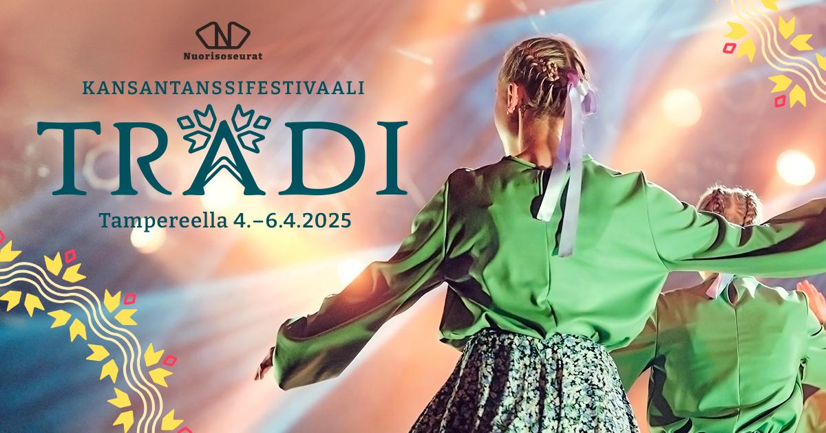 Uusi kansantanssifestivaali TRADI järjestetään 4.-6.4.2025 Tampereella