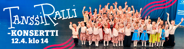 Tanssirallikonertti-12.4 klo 14.00